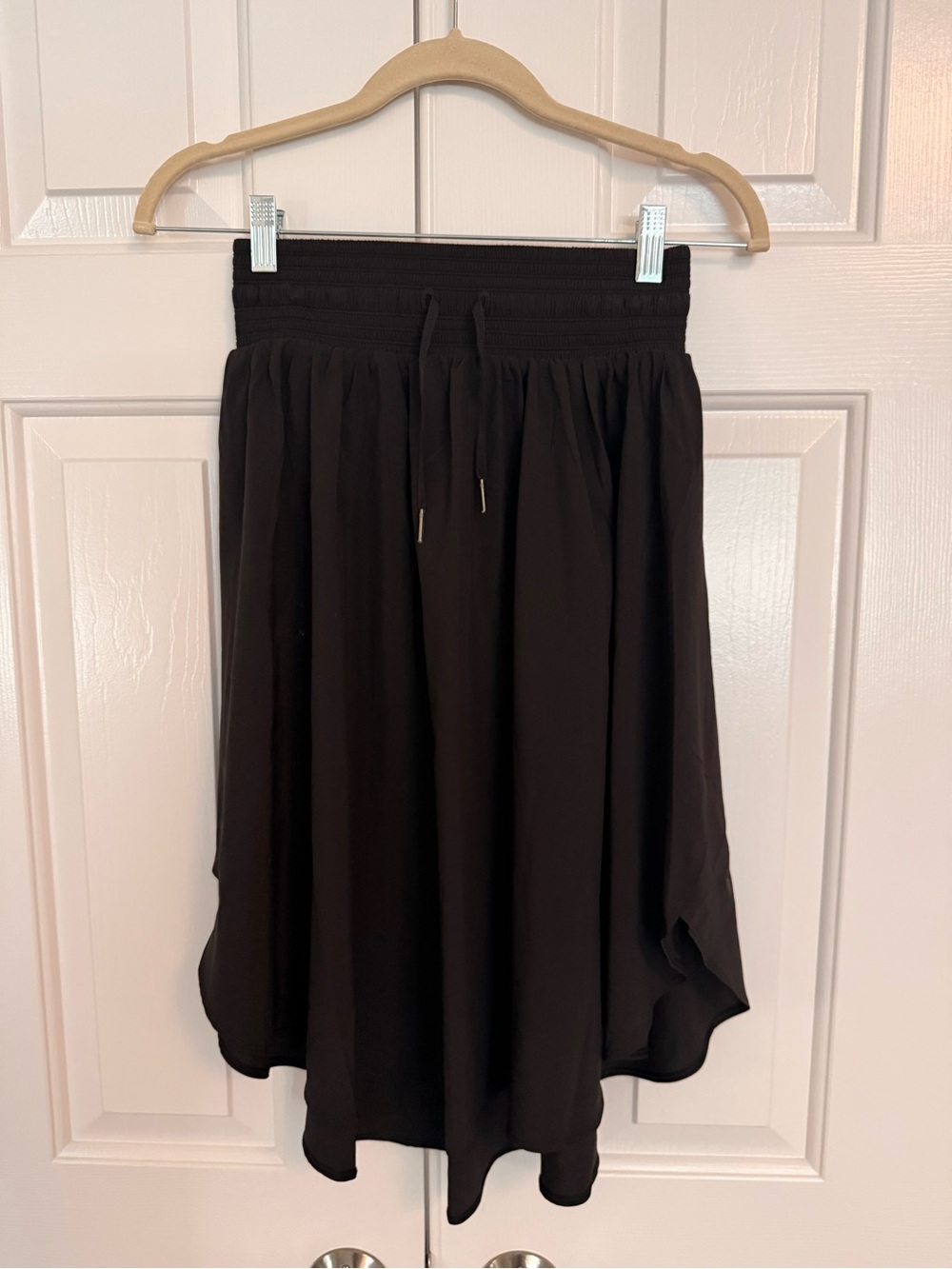 lululemon athletica Black Asymmetrical Flow Skirt